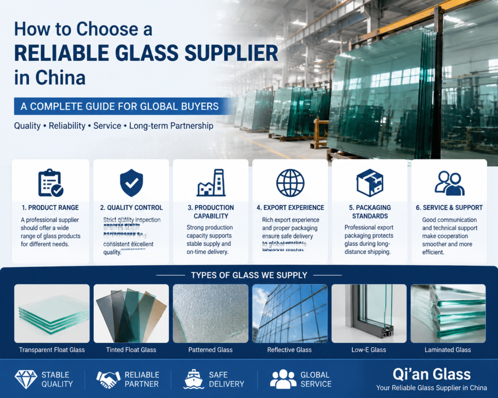 How to Choose a Reliable Glass Supplier in China